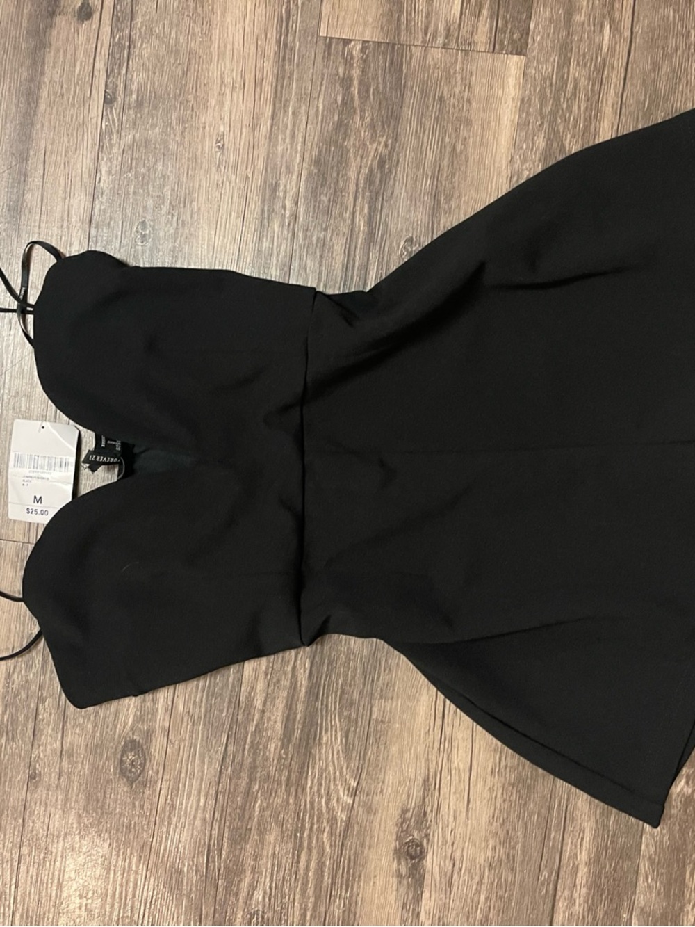 Forever 21 Black Shorts Romper